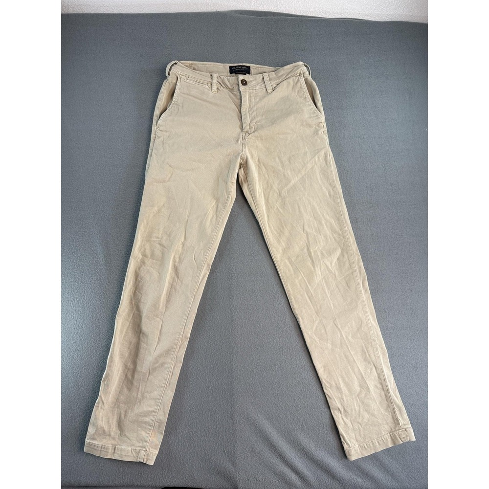 American Eagle Outfitters Pants Mens 29x32 Beige Slim Chino Extreme Flex Casual